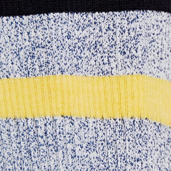 Victoria Victoria Beckham striped rib-knit midi dress. Size 4 - Picture 4 of 5